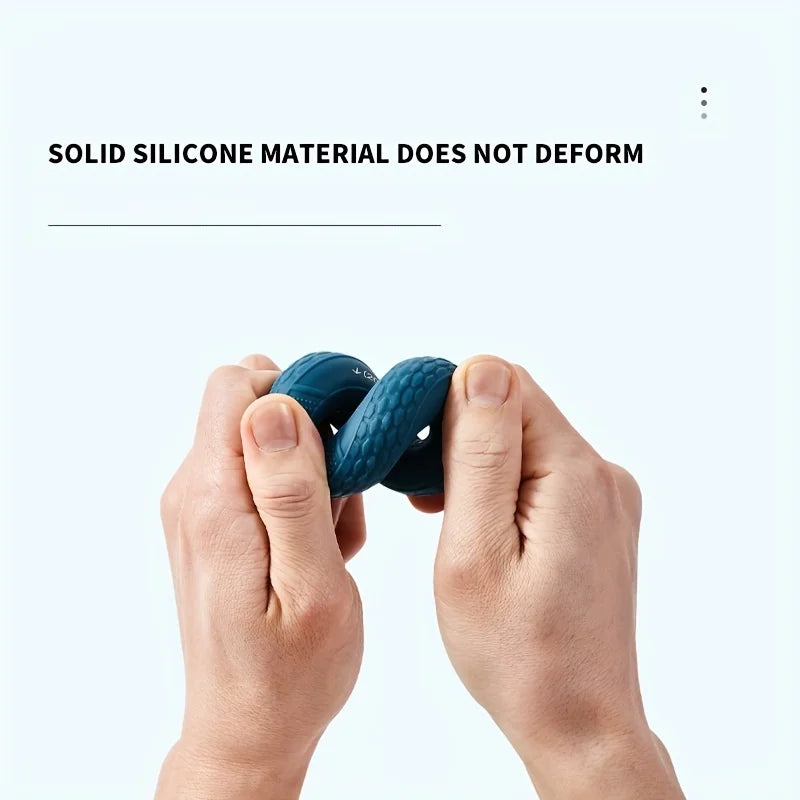 Hand Grip Ring with Silicone Carpal Expander, Strength Training Finger Ring, Increase Muscle Power and Body Building, 20-80LB