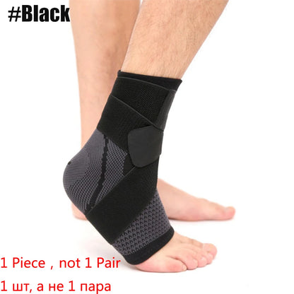 1 PC Sports Ankle Brace Compression Strap Sleeves Support Pressurized Elastic Bandage Foot Protective Gear Gym Fitness Accessory