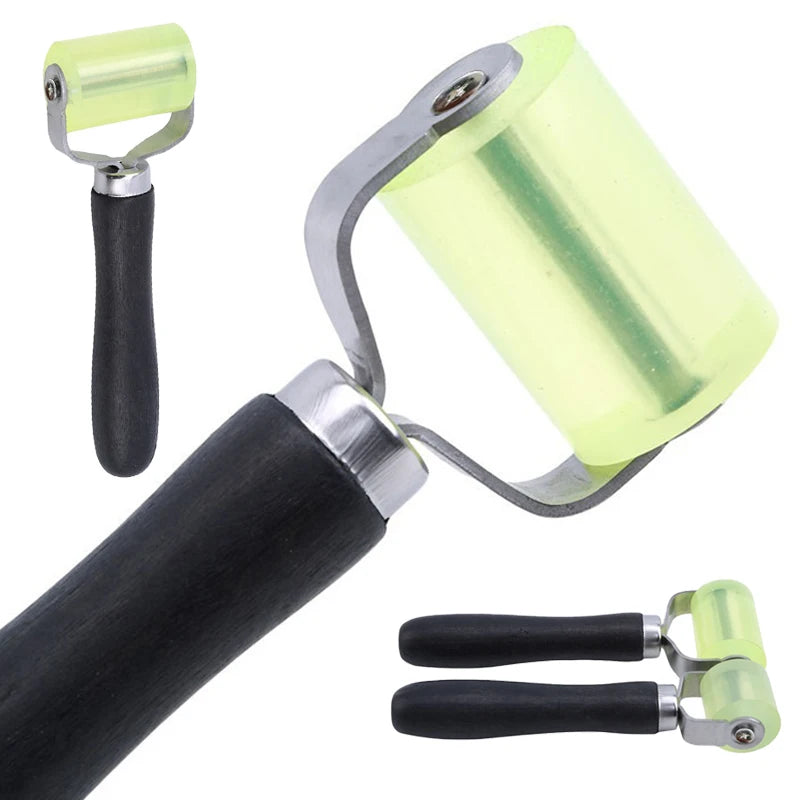 Car Soundproof Wheel Tire Patching Compaction Roller Wheel Automobile Audio Sound Insulation Cotton Roller Pushing Wheel Tool