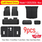for Tesla Model Y Juniper 2025 2026 Car Floor Mats Cargo Liner Trunk Mats Backrest Kick Pads Protection Car Interior Accessories