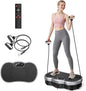 Calorie Tracking Vibration Plate Power Machine 120 Adjustable Speed Levels Whole Body Fitness Massager Home Gym Muscle Toning