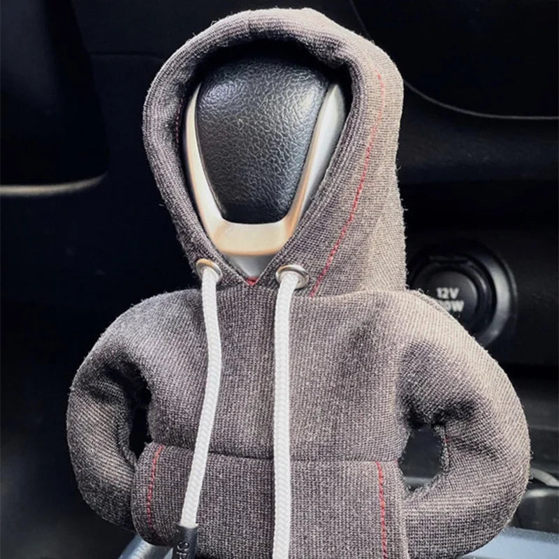 Gear Shift Hoodie, Gear Shift Cover, Universal Car Shift Knob Hoodie, Mini Hoodie for Car, Automotive Interior Cute Gadgets
