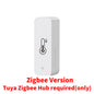 Tuya Zigbee/WiFi Temperature And Humidity Sensor Indoor Smart Home Smart Life Work With Alexa Google Assistant voice control