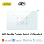 Tuya Smart Life EU WiFi Double Curtain Blind Switch for Roller Shutter Electric motor Google Home Alexa Echo Voice Control DIY