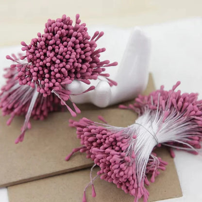 400/800pcs Flowers Stamen 55mm DIY Artificial Flowers Wreath For Wedding Party Home Decor Flower Core Stamen Flower Accessories