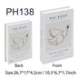Luxury Fake Books Home Decoration Accessories for Living Room Fashion Fake Book Storage Box Simple Nordic Coffee Table Books