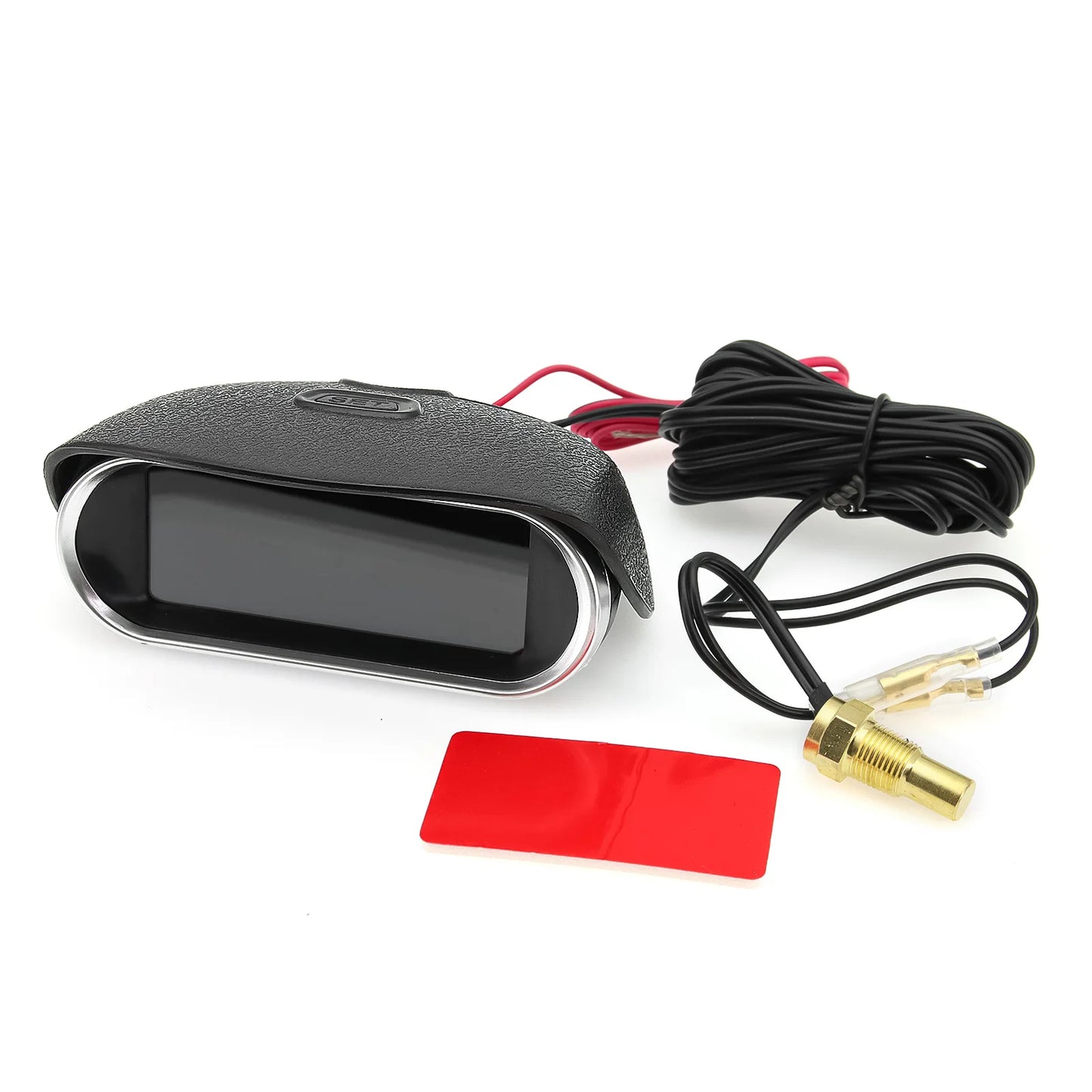 2 in 1 LCD Digital Auto Water Temp Gauge Voltmeter Gauge For Car Truck Motorcycle Temperature Sensor 10mm Temperature 12V 24V