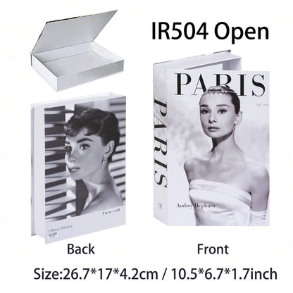 Luxury Fake Books Home Decoration Accessories for Living Room Fashion Fake Book Storage Box Simple Nordic Coffee Table Books