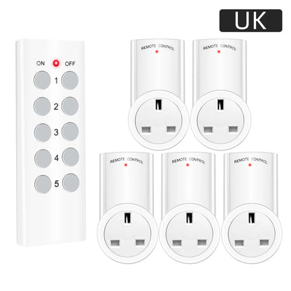 Smart Socket RF 433mhz Wireless Remote Control Outlet Adaptor Wall Electrical Switch Home Lamp For Smart Home EU UK US FR Plug