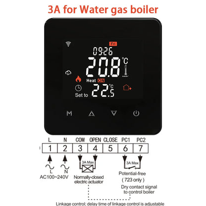 Tuya WiFi Smart Thermostat for Electric Floor Heating Water/Gas Boiler Temperature Remote Controller Google Home, Alexa, Yandex