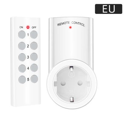 Smart Socket RF 433mhz Wireless Remote Control Outlet Adaptor Wall Electrical Switch Home Lamp For Smart Home EU UK US FR Plug