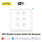 Tuya Smart Life EU WiFi Double Curtain Blind Switch for Roller Shutter Electric motor Google Home Alexa Echo Voice Control DIY