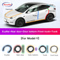 NovaAcc Noise Reduction Sealing Strip For Tesla Model Y 3 Front Rear Door Instrument Panel Trunk Waterproof Dustproof Rubber
