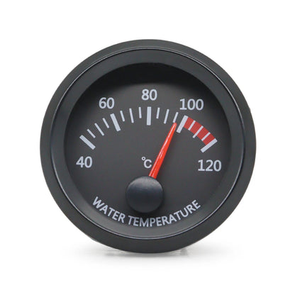 52MM Gauge 12V Water Temp Oil Temp Gauge Oil Press Fuel Volts Gauge Air Fuel Ratio Boost Exhaust Temp Meter Black Face Gauge