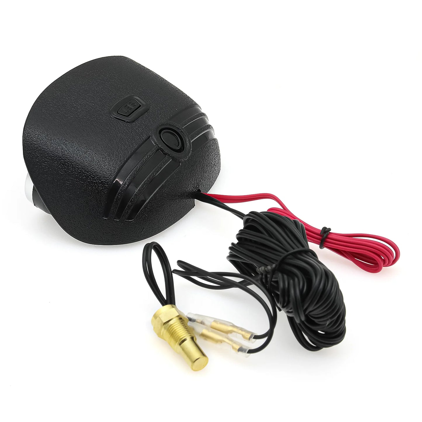 2 in 1 LCD Digital Auto Water Temp Gauge Voltmeter Gauge For Car Truck Motorcycle Temperature Sensor 10mm Temperature 12V 24V