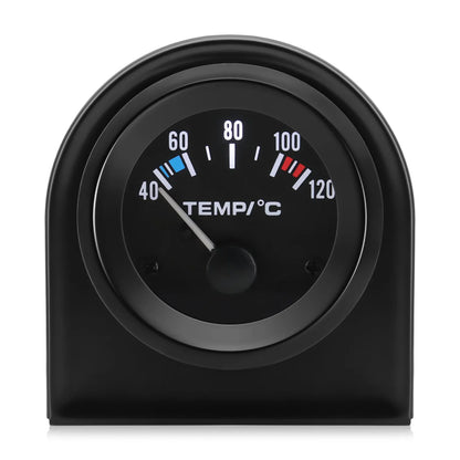 52MM Oil Pressure Gauge Water Temperature Oil Temp Voltmeter Fuel Level Meter with Bracket Pod Holder For 12V Universal Vehicle