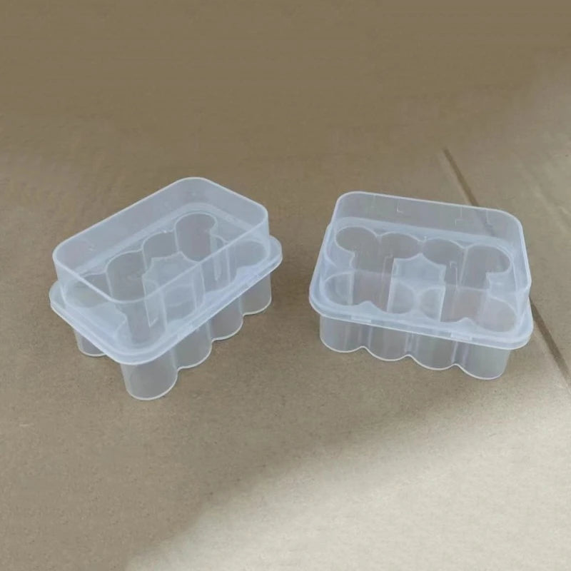 3ML Vial Storage Case Peptide Vial Case Clear Microtube Storage Box Foldable Freezer Tube Box Home Supplies Peptide Case