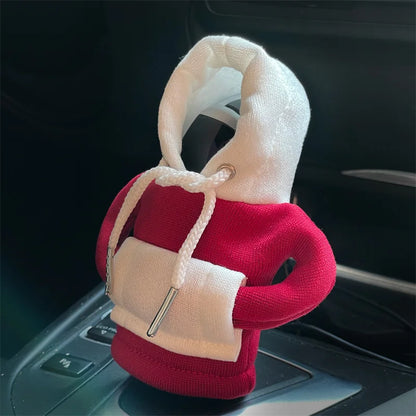 Gear Shift Hoodie, Gear Shift Cover, Universal Car Shift Knob Hoodie, Mini Hoodie for Car, Automotive Interior Cute Gadgets