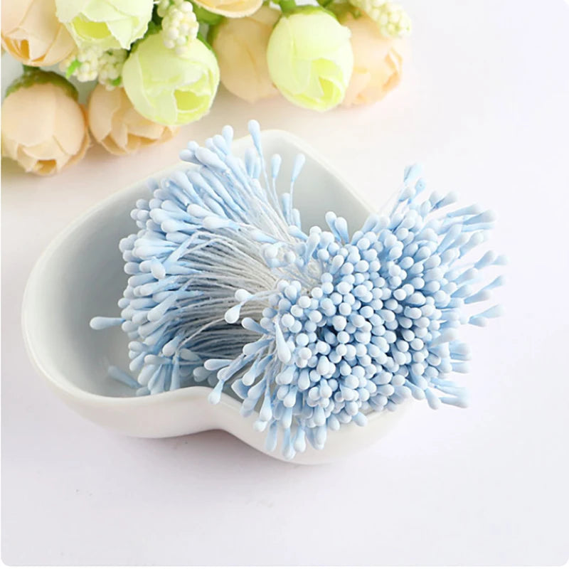 400/800pcs Flowers Stamen 55mm DIY Artificial Flowers Wreath For Wedding Party Home Decor Flower Core Stamen Flower Accessories