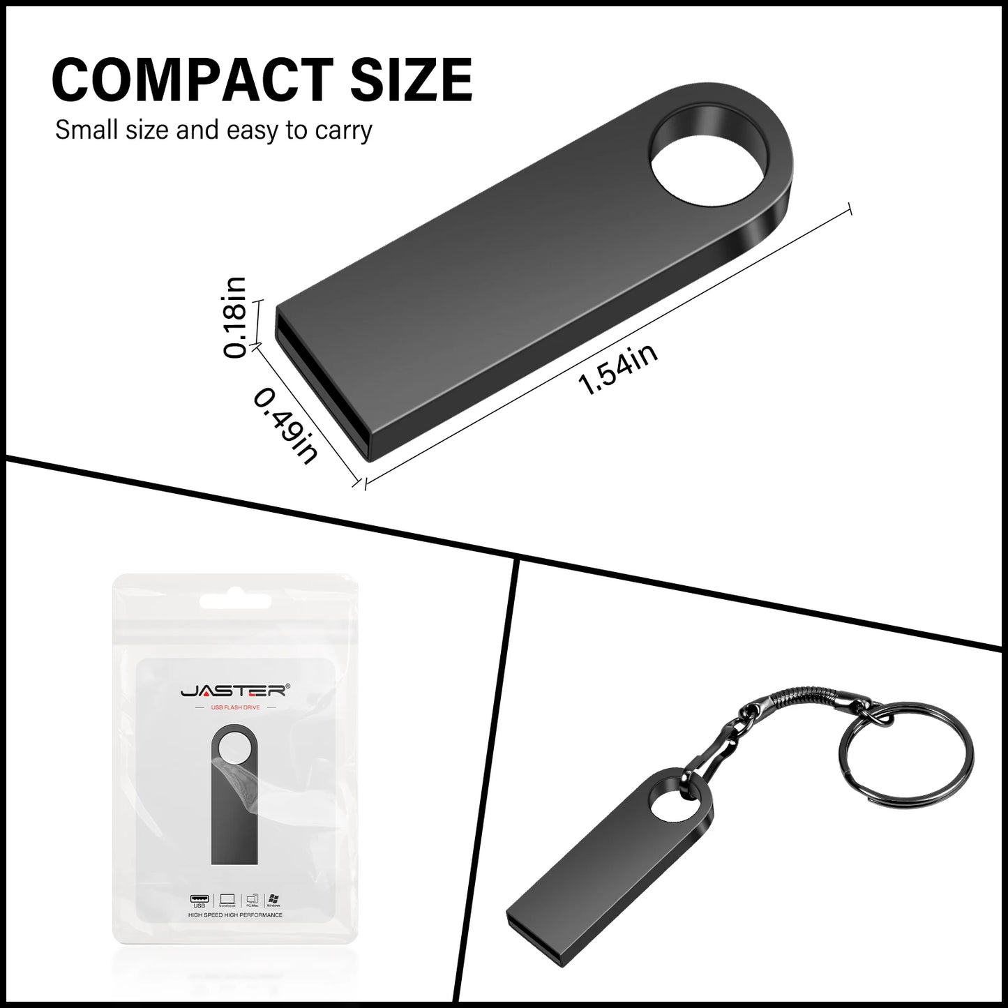 USB 3.0 Flash Drive Mini Metal Pen Dirve Memory Stick Storage Device Cle USB Stick Pendrive USB3.0 128GB 64GB 32GB 16GB 8GB 4GB