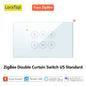 Tuya Smart Life EU WiFi Double Curtain Blind Switch for Roller Shutter Electric motor Google Home Alexa Echo Voice Control DIY