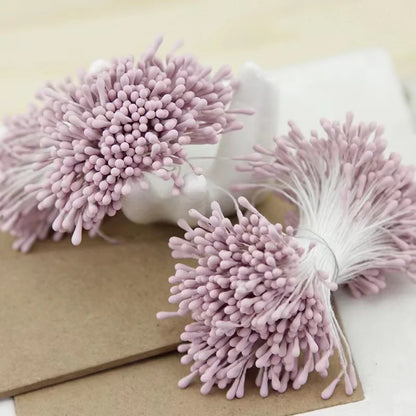 400/800pcs Flowers Stamen 55mm DIY Artificial Flowers Wreath For Wedding Party Home Decor Flower Core Stamen Flower Accessories