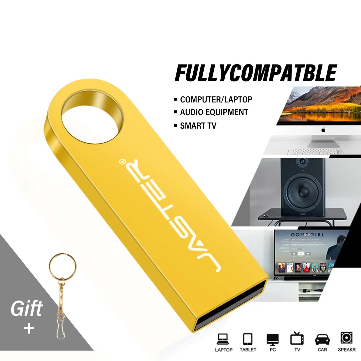 USB 3.0 Flash Drive Mini Metal Pen Dirve Memory Stick Storage Device Cle USB Stick Pendrive USB3.0 128GB 64GB 32GB 16GB 8GB 4GB