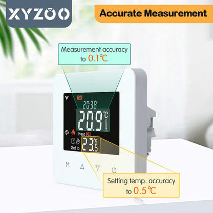 Tuya WiFi Smart Thermostat for Electric Floor Heating Water/Gas Boiler Temperature Remote Controller Google Home, Alexa, Yandex
