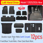 for Tesla Model Y Juniper 2025 2026 Car Floor Mats Cargo Liner Trunk Mats Backrest Kick Pads Protection Car Interior Accessories