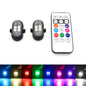 Upgrade RGB Car Atmosphere Lights, Larger Battery & Brighter, Type-C Charging Cable, Wireless Remote Multi-Mode for Car Motorcyc