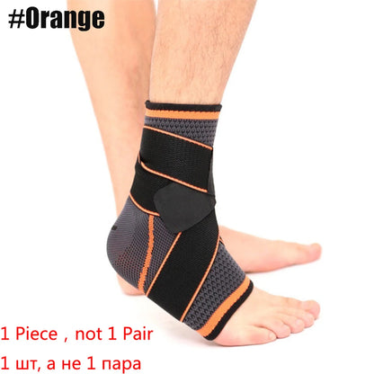 1 PC Sports Ankle Brace Compression Strap Sleeves Support Pressurized Elastic Bandage Foot Protective Gear Gym Fitness Accessory