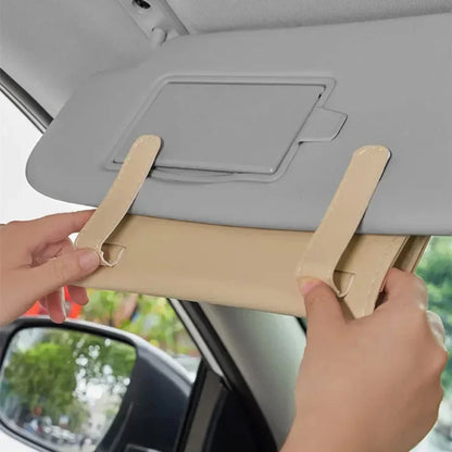 New PU Leather Tissue Box Auto Car Truck Sun Visor Hanging Holder Car Tissue Boxes Auto Interior Storage Decoration Accessories