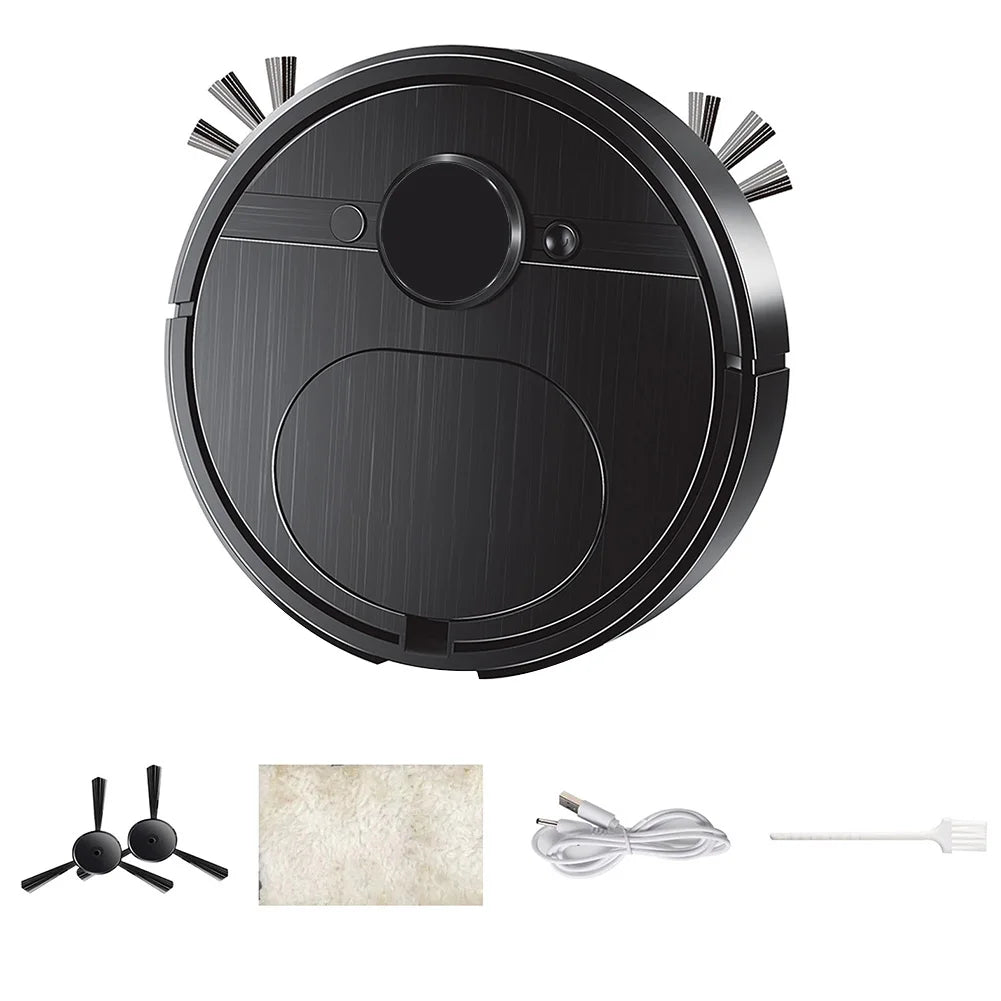 3 In 1 Smart Sweeping Robot Multi-Purpose Intelligent Wiping Floor Robot Automatic Cleaning Machine for Pet Hair Carpets Floors