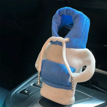 Gear Shift Hoodie, Gear Shift Cover, Universal Car Shift Knob Hoodie, Mini Hoodie for Car, Automotive Interior Cute Gadgets
