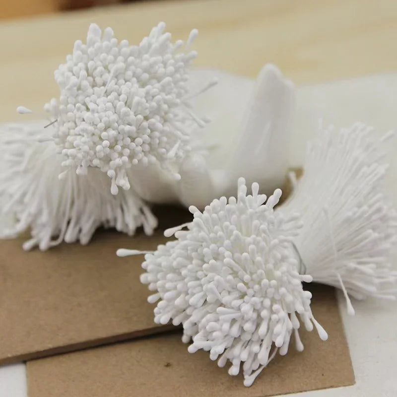 400/800pcs Flowers Stamen 55mm DIY Artificial Flowers Wreath For Wedding Party Home Decor Flower Core Stamen Flower Accessories