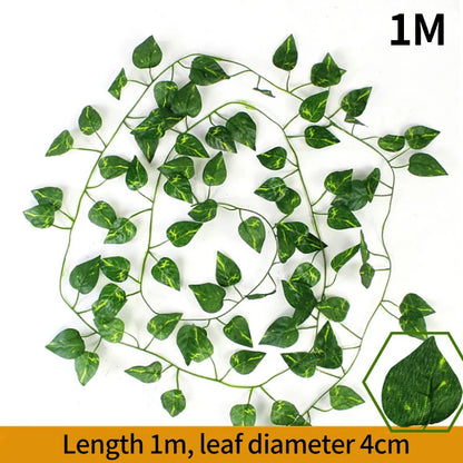 1/2m Artificial Vine Simulated Flower Artificial Flowers Home Decor Greenery Party Wedding Supplies Outdoor Decorations