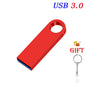 USB 3.0 Flash Drive Mini Metal Pen Dirve Memory Stick Storage Device Cle USB Stick Pendrive USB3.0 128GB 64GB 32GB 16GB 8GB 4GB