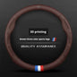 3D Embossing Leathe Car Steering Wheel Cover For Mazda 3 5 6 SKYACTIV Axela Atenza CX30 CX5 CX8 CX9 MX5 RX8 RX7 BT50 Accessories