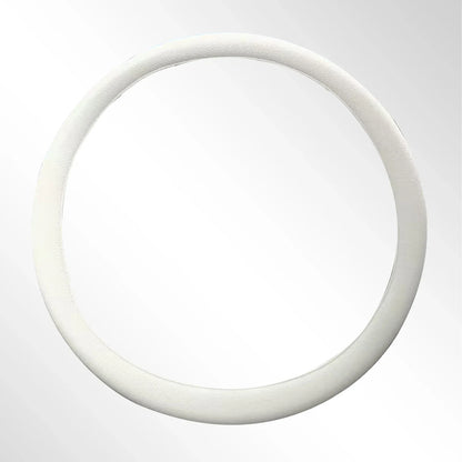 1PC Universal Round D-Shaped 32cm Wheels Comfort Grip Silicone Car Steering Wheel Cover All Seasons Non-Slip Sweat-Absorbent