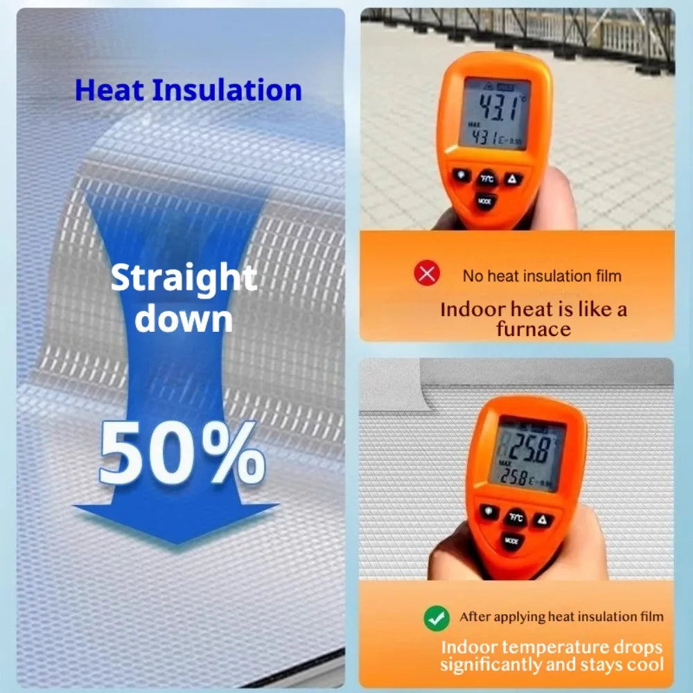 10mm Car Soundproofing Heat Insulation Cotton Roll Heatproof Soundproof Noise Reduction for RV Foam Floor Roof Pipe Insulation