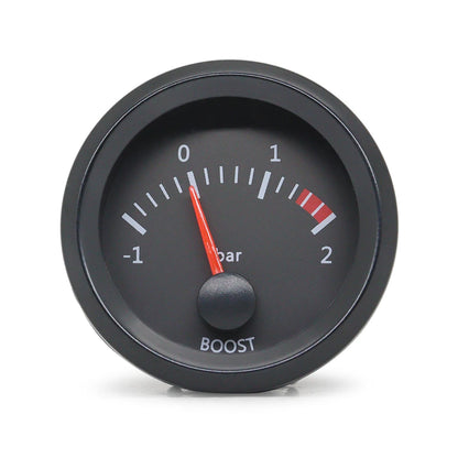 52MM Gauge 12V Water Temp Oil Temp Gauge Oil Press Fuel Volts Gauge Air Fuel Ratio Boost Exhaust Temp Meter Black Face Gauge