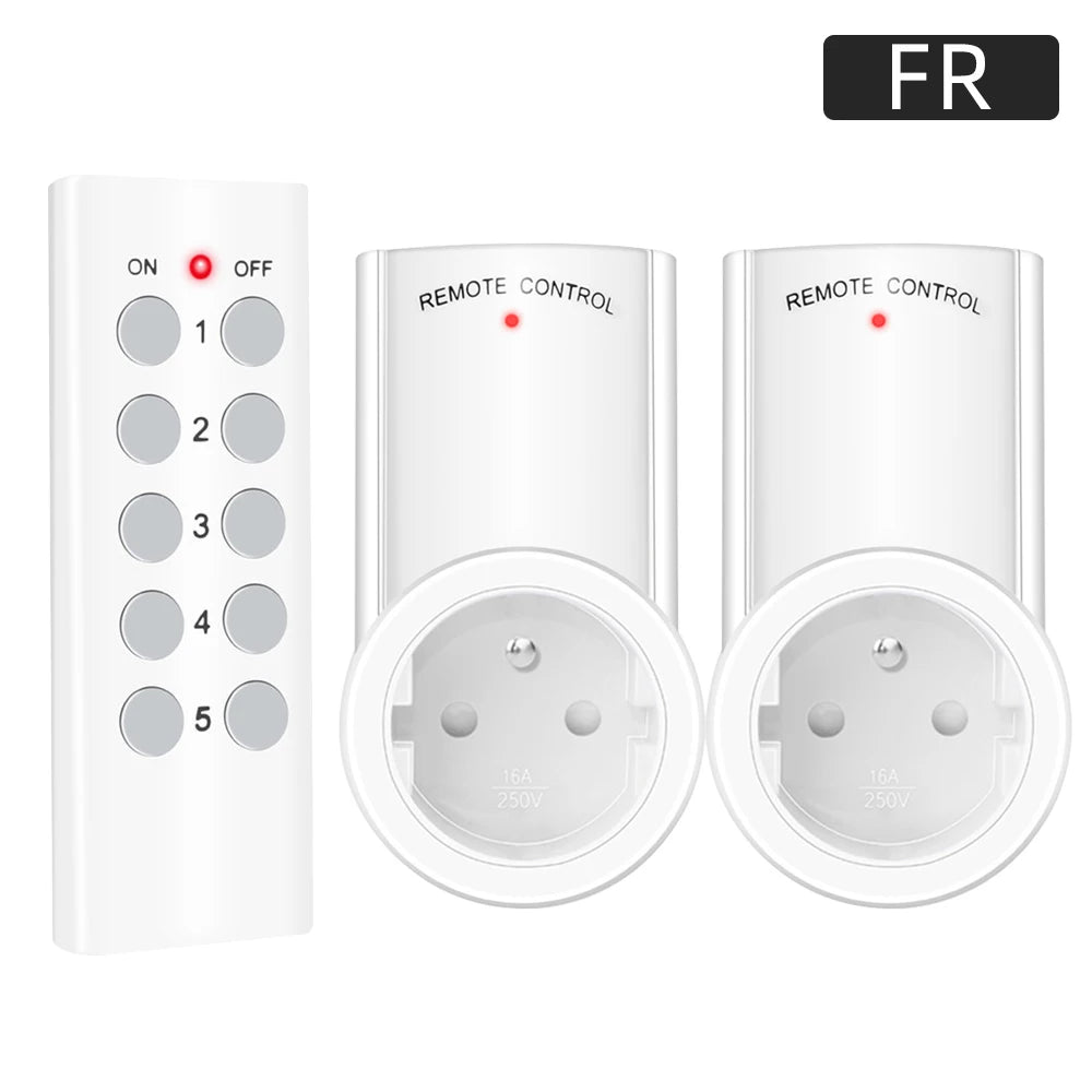 Smart Socket RF 433mhz Wireless Remote Control Outlet Adaptor Wall Electrical Switch Home Lamp For Smart Home EU UK US FR Plug