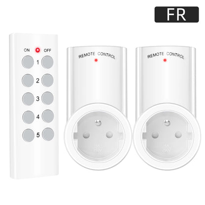 Smart Socket RF 433mhz Wireless Remote Control Outlet Adaptor Wall Electrical Switch Home Lamp For Smart Home EU UK US FR Plug