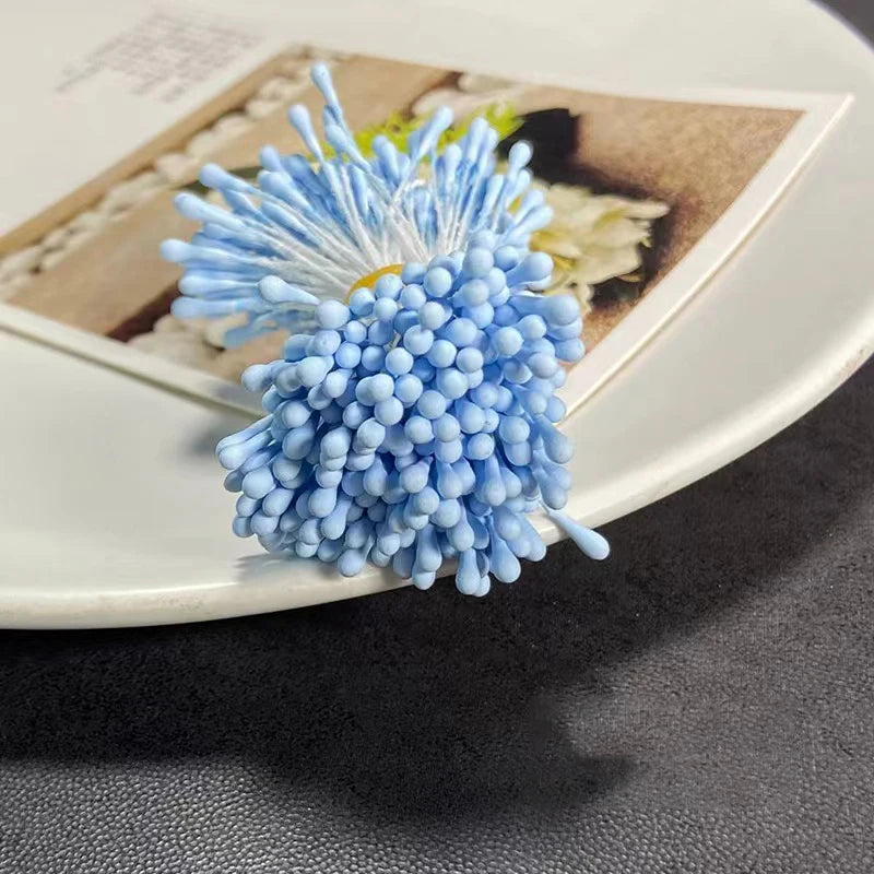 400/800pcs Flowers Stamen 55mm DIY Artificial Flowers Wreath For Wedding Party Home Decor Flower Core Stamen Flower Accessories