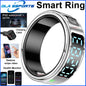 2026 Smart Ring Men Women LED Display Screen Heart Rate Blood Oxygen Monitor 5ATM Waterproof Multi Sports Mode Gifts For Android