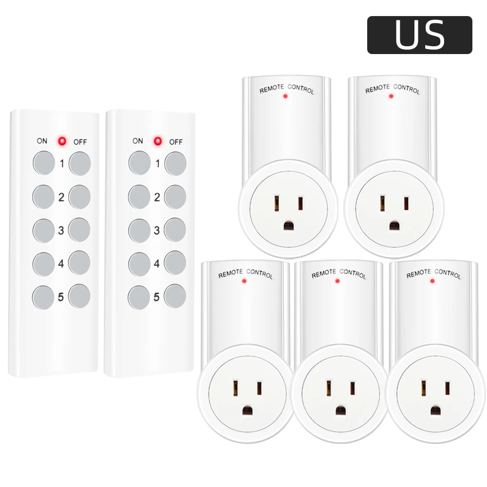 Smart Socket RF 433mhz Wireless Remote Control Outlet Adaptor Wall Electrical Switch Home Lamp For Smart Home EU UK US FR Plug