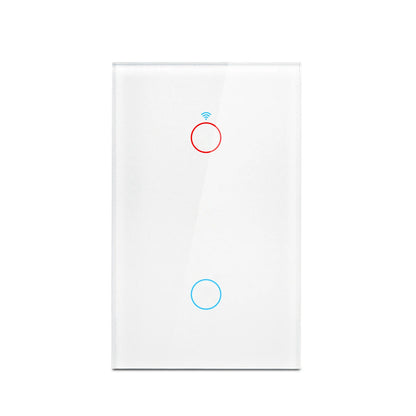 Tuya Smart Switches US Neutral Wire/No Neutral Wire Required 1/2/3/4 Gang Light WiFi Touch Switch Work with Alexa Google Home