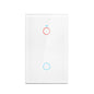 Tuya Smart Switches US Neutral Wire/No Neutral Wire Required 1/2/3/4 Gang Light WiFi Touch Switch Work with Alexa Google Home