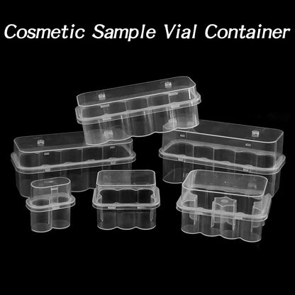 3ML Vial Storage Case Peptide Vial Case Clear Microtube Storage Box Foldable Freezer Tube Box Home Supplies Peptide Case