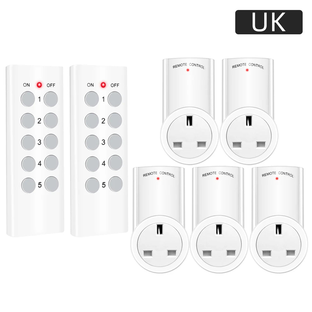 Smart Socket RF 433mhz Wireless Remote Control Outlet Adaptor Wall Electrical Switch Home Lamp For Smart Home EU UK US FR Plug